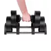 Manubrio in ghisa regolabile Rebel Active 36 kg, incrementi automatici da 2 kg