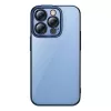 Custodia protettiva Baseus per iPhone 14 Pro – trasparente glitterata blu