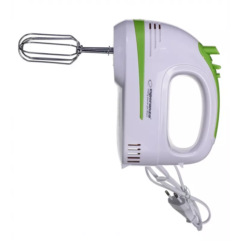 Frullatore a mano Esperanza EKM011 Apple Pie, 400 W, bianco / verde