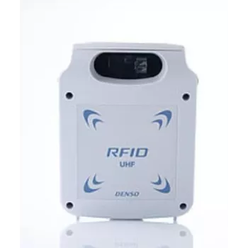 Lettore RFID Denso SP1-QUBi con Bluetooth e USB, batteria ricaricabile Li-Ion 2900 mAh integrata, bianco