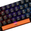Tastiera meccanica Baracuda Dolphin nero layout US con Red Switches