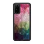 Custodia protettiva iKins per Samsung Galaxy S20 – motivo fiori d'acqua, nero