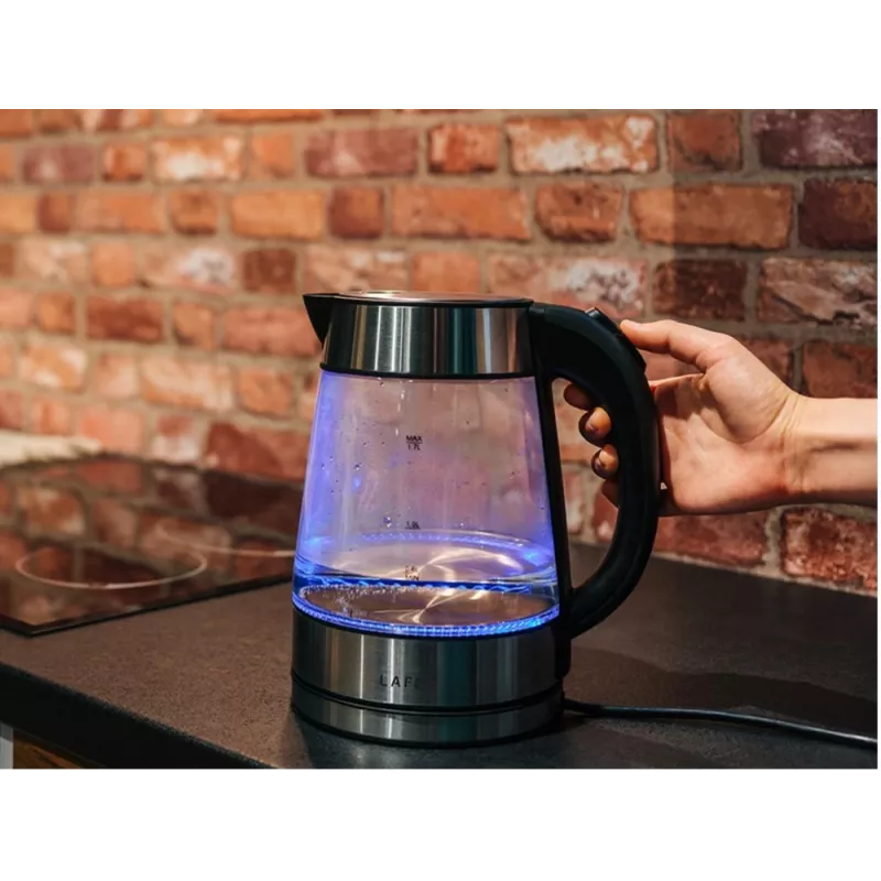 Bollitore in vetro LAFE LAFCZA47618 – capacità 1,5 L, 100% riciclabile