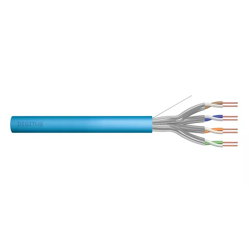 Cavo di rete Digitus DK-1624-A-VH-1 RJ45 Cat6a 100 m blu