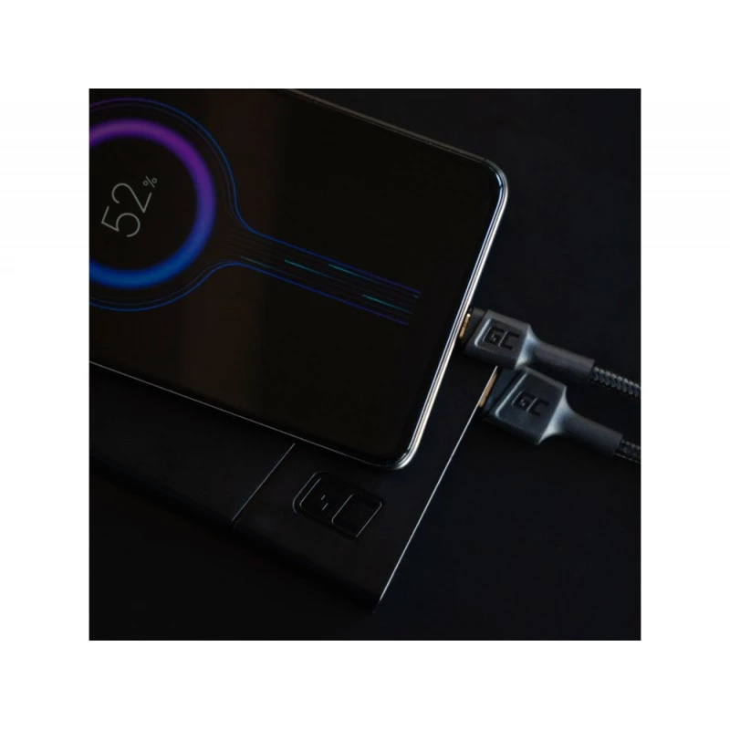 Cavo USB 2.0 Green Cell KABGC20 — USB A a Micro-USB B, 1,2 m, nero