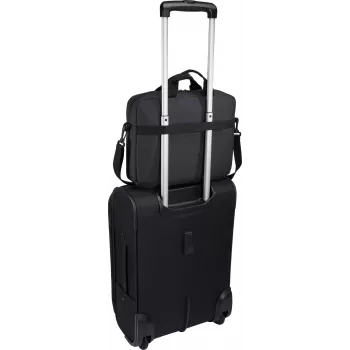 Case Logic Huxton | Compatibile con laptop fino a 13,3 pollici | Cartella porta laptop | nero | tracolla