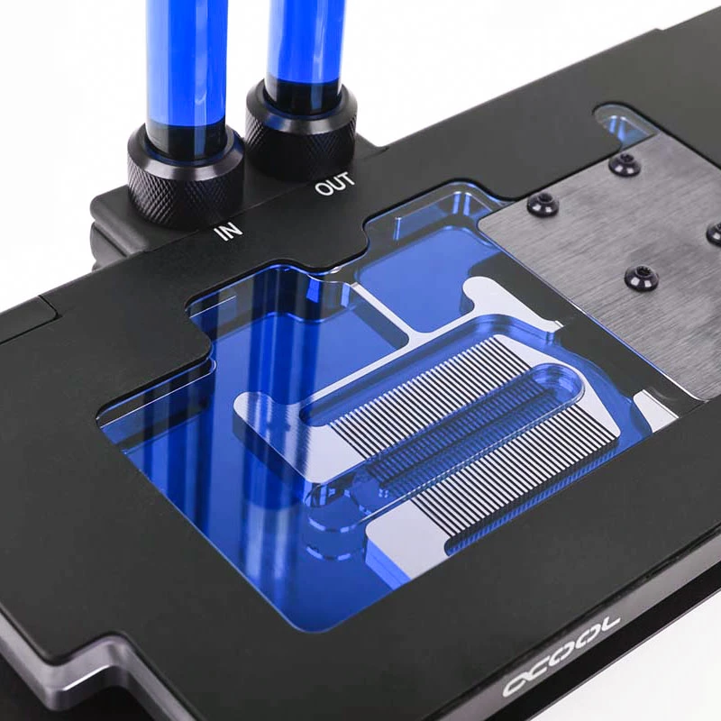 Alphacool Eiswasser Crystal blu, 1000 ml miscela pronta liquido refrigerante - blu