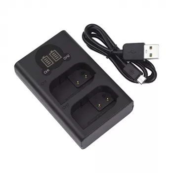 Caricabatterie PANASONIC DMW-BLK22, dual