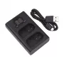 Caricabatterie PANASONIC DMW-BLK22, dual