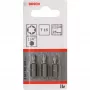 Punta per avvitatore Bosch extra dura, 3 pz., Torx, T15, acciaio, T15, 25 mm