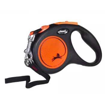 FLEXI new Neon M - guinzaglio automatico per cani - 5 m