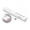 DeLOCK presenter laser USB bianco wireless con ricevitore USB RF Nano