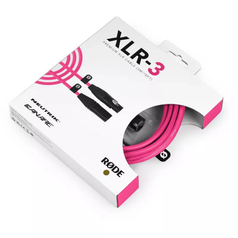 Cavo audio RØDE XLR3M-P 3 m XLR rosa