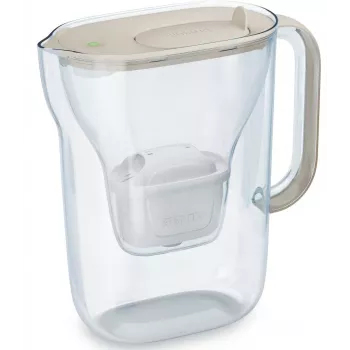 Caraffa filtrante BRITA Style Essential 2,4 L con 3 cartucce di ricambio (sabbia)