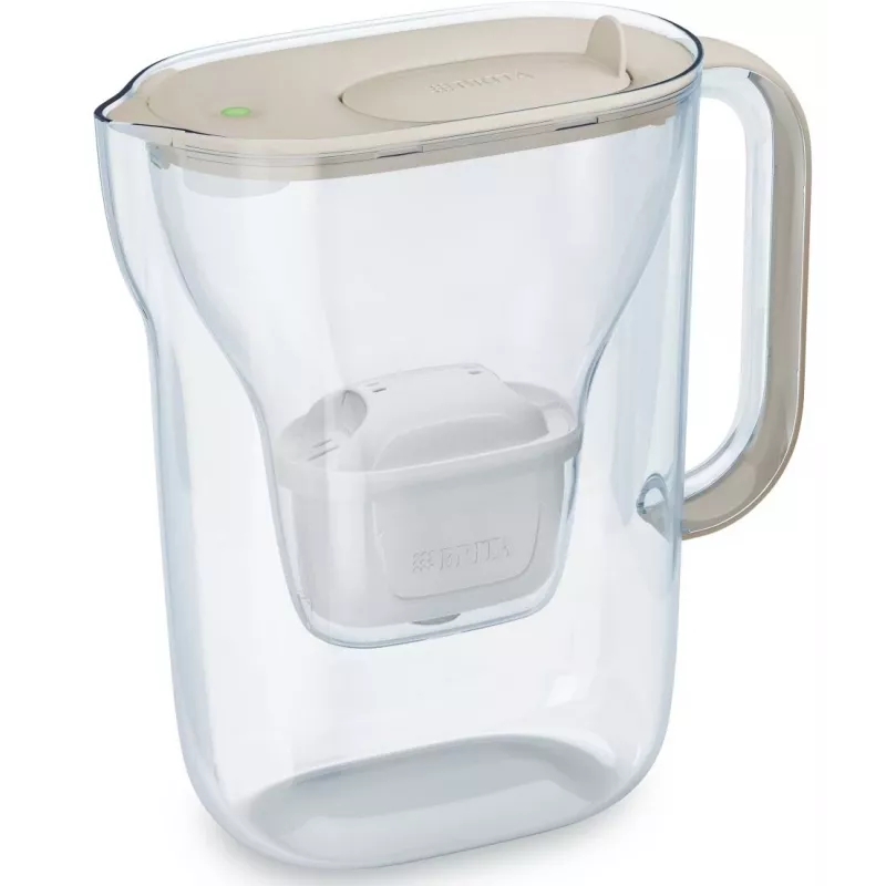 Caraffa filtrante BRITA Style Essential 2,4 L con 3 cartucce di ricambio (sabbia)