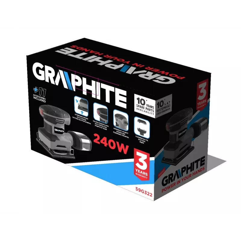 Levigatrice/lucidatrice per pavimenti Graphite 59G322