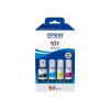 Set di flaconi d'inchiostro originali Epson EcoTank 4 colori — nero 127 ml, ciano/magenta/giallo 210 ml (C13T03V64A)