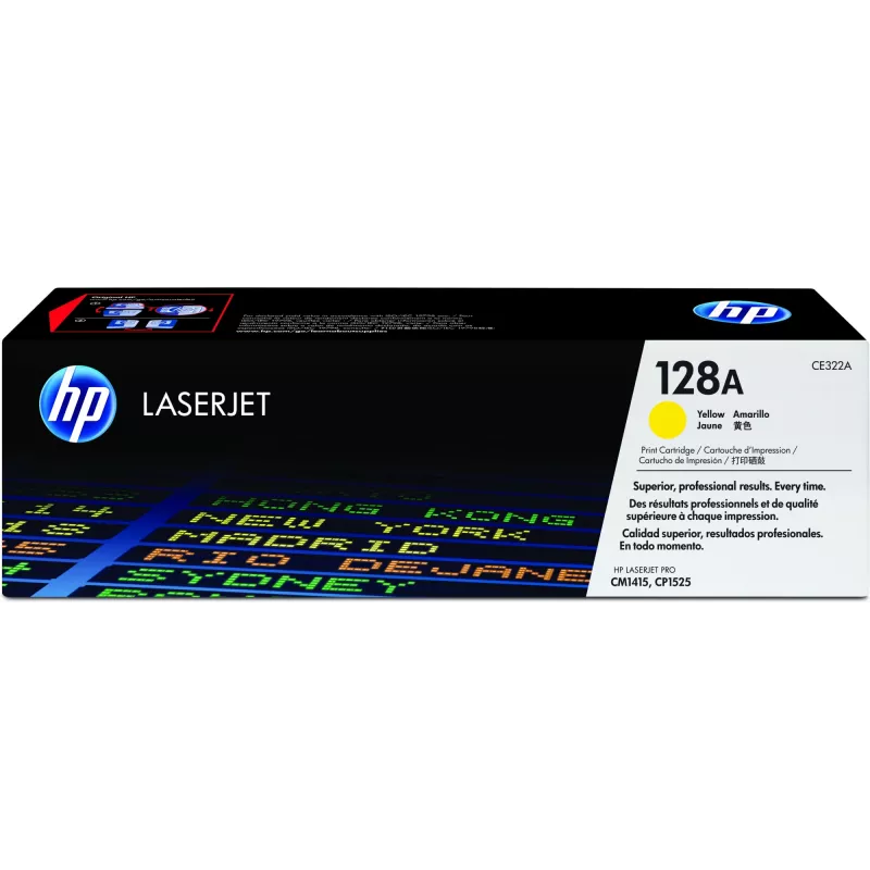 Cartuccia toner originale HP 128A giallo LaserJet, 1300 pagine, giallo, 1 pezzo