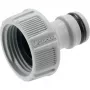 Connettore per tubo dell'acqua Gardena raccordo rubinetto grigio 1 pz.