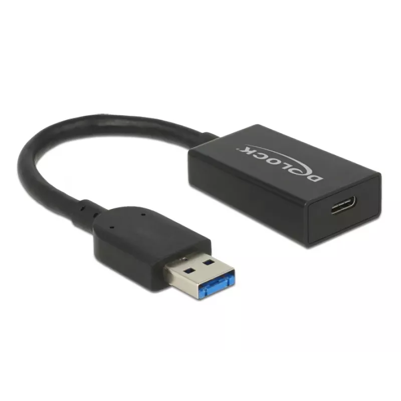 Cavo USB DeLOCK 65698 USB 3.2 Gen 2 0,15 m USB A USB C nero