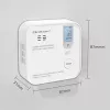 Rilevatore di monossido di carbonio QOLTEC 52577 — allarme a batteria, livello sonoro 85 dB