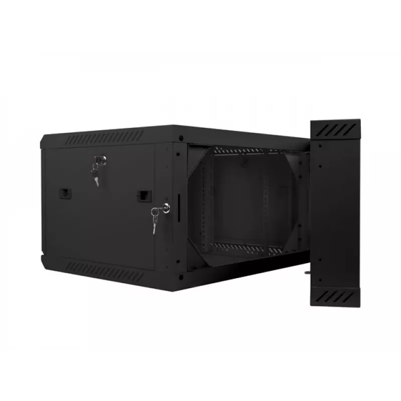 Rack LANBERG WF02-6606-10B montaggio a parete 6U 600x374,3x600 mm acciaio inox nero