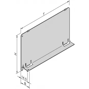 SCHROFF Air Baffle - Slot Cover 3HE 12TE 220T (34562844)