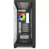 ELITE SHARK CA500, case tower nero, 2x vetro temperato