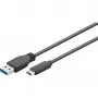 Wentronic Goobay Cavo USB 3.0 SuperSpeed > USB-C™, 3 m - connettore USB 3.0 (Type-A) > connettore USB-C (73141)