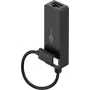 Goobay Adattatore USB-C-Ethernet nero – per collegare un PC o Apple MacBook a una rete (76579)