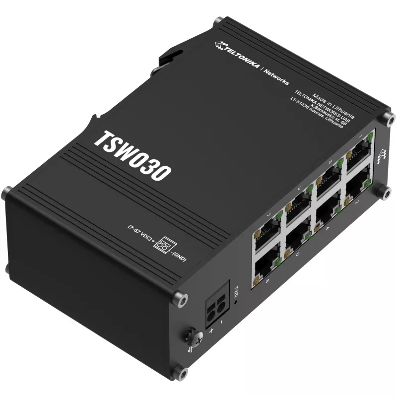 Teltonika TSW, Switch Ethernet industriale 8 porte unmanaged