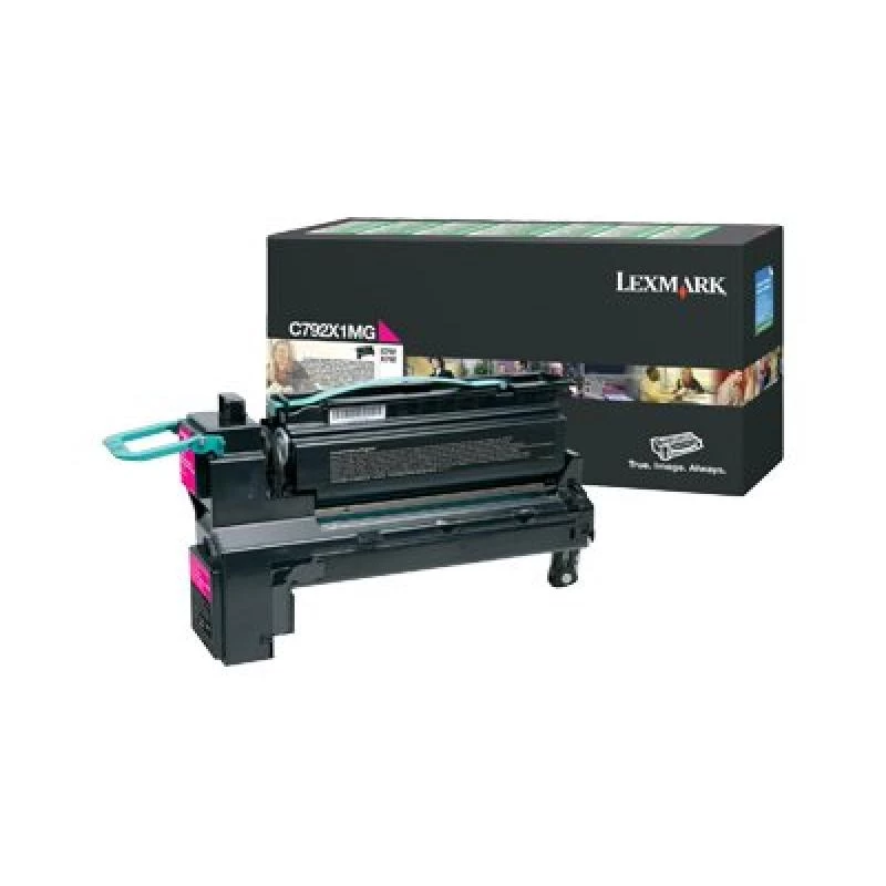 Lexmark C792X1MG cartuccia toner a resa extra alta, 20.000 pagine, magenta