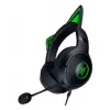 Kraken Kitty V2 - nero, headset gaming, orecchie Kitty, illuminazione reattiva allo streaming, microfono cardioide HyperClear, driver TriForce da 40 mm, microfono integrato nei padiglioni, Razer Chroma RGB (orecchie e padiglioni), Surround Sound: disponibile solo con