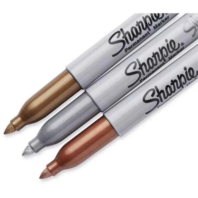 Pennarello punta fine Sharpie 1986006 bronzo oro argento