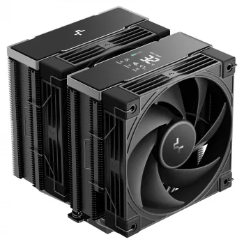 Dissipatore ad aria DeepCool AK620 G2 Digital NYX, ventola da 120 mm, pressione aria max 2,78 mmH2O, 144 × 127 × 159 mm, nero
