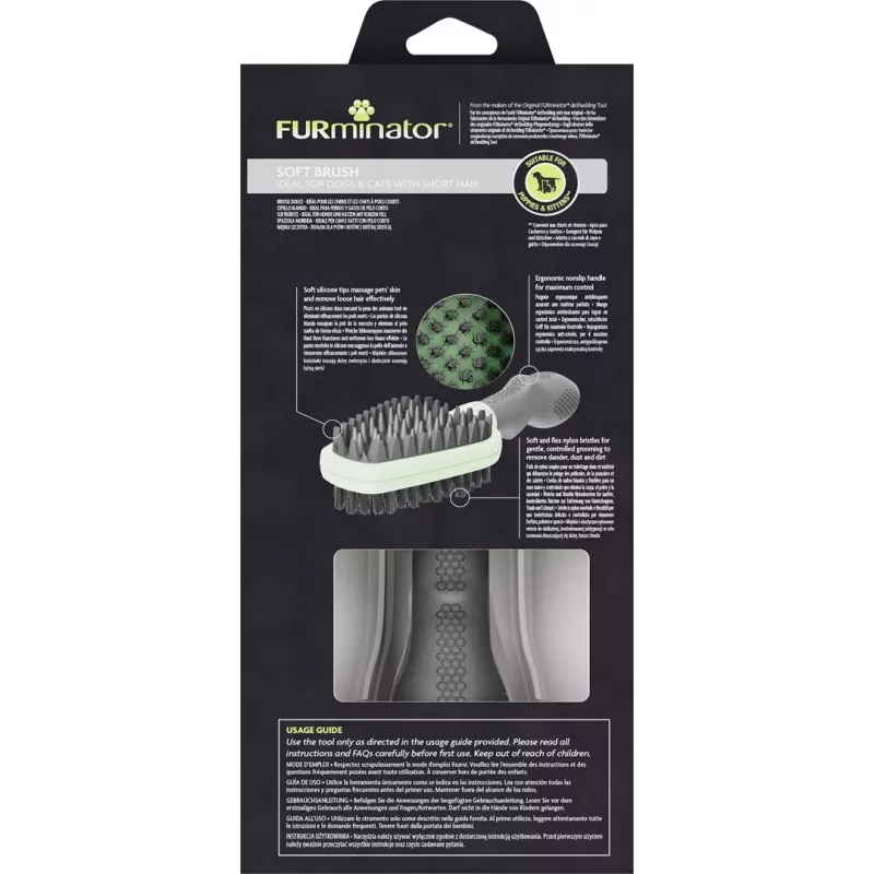 FURminator - Spazzola a doppia faccia per cuccioli e gattini
