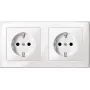 Presa CEE 7/3 Merten MEG2328-1419 bianco