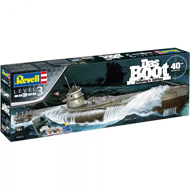 Modello in scala Revell DAS BOOT set regalo 40° anniversario
