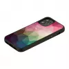 Custodia protettiva iKins per Apple iPhone 12 mini – design fiori d'acqua, nero