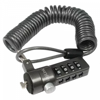 LogiLink NBS004 Cavo di sicurezza nero 1,8 m