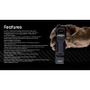 Torcia portatile Nitecore EDC29 corpo in acciaio inox, 2 LED, 15–6500 lm, IP54, USB ricaricabile