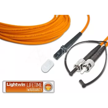 Lightwin cavo patch in fibra ottica duplex di alta qualità, MM OM2, MTRJ - ST cavo patch in fibra ottica (LDP-50 MTRJ-ST 2.0)