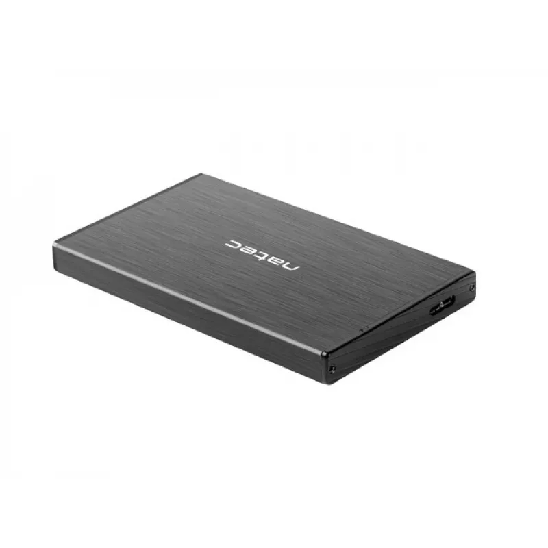 NATEC RHINO GO case USB 3.0 per HDD/SSD SATA 2,5'', nero alluminio