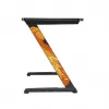 Scrivania gaming NanoRS RS120, design moderno, leggera e stabile (carico max 50 kg), nero e arancione