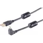 Cavo USB S/CONN 13-10002 USB 2.0 1 m nero