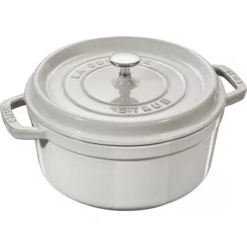 Pentola rotonda in ghisa Staub La Cocotte 3,8 l tartufo – smaltata, coperchio a chiusura ermetica