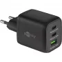 Goobay 64753 caricabatterie per dispositivi mobili cuffie - smartphone - tablet nero AC ricarica rapida uso interno (64753)