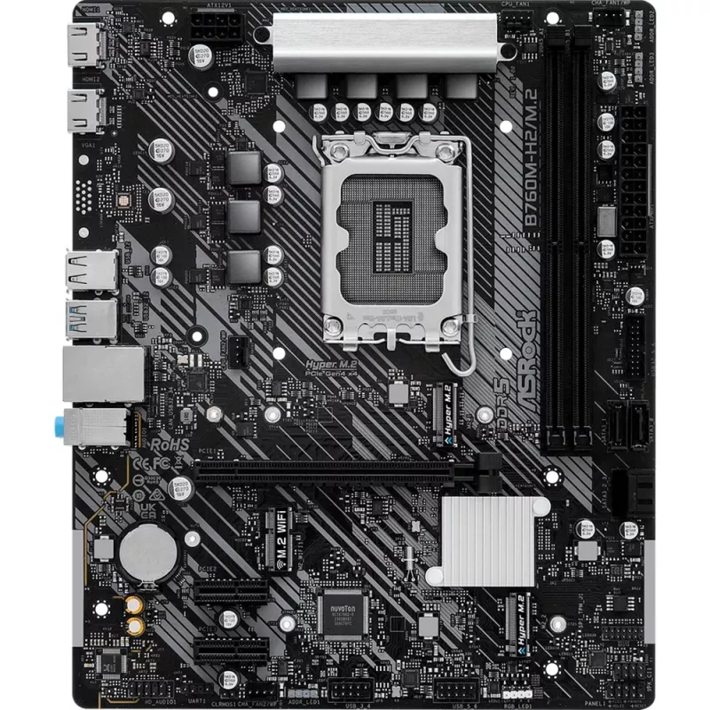 Scheda madre ASRock B760M-H2/M.2 DDR5 LGA1700 Micro-ATX