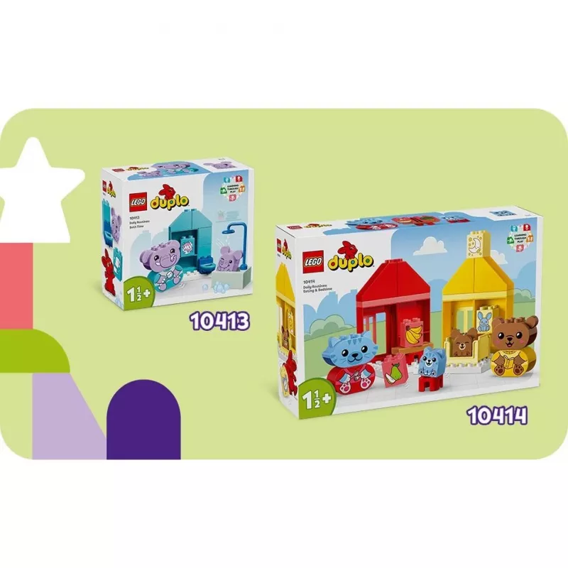 LEGO DUPLO Le mie prime routine quotidiane: mangiare e dormire 10414