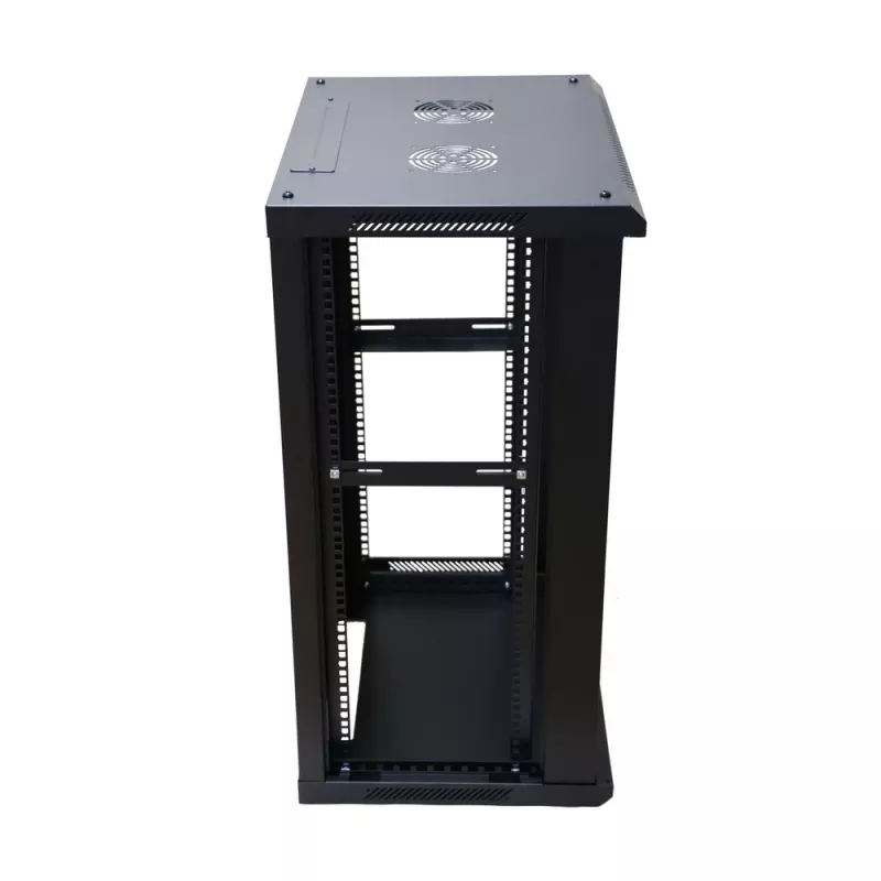 Rack a parete Extralink 18U 600x450 nero